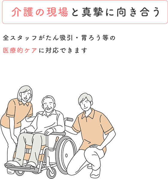 介護の現場と真摯に向き合う